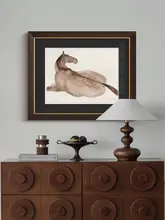 インテリア絵画 モダン フレンチ風 ミッドセンチュリー ヴィンテージ アート 上品 リビング 玄関 書斎