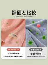 天然竹繊維タオル【吸水性・柔らかさ・抗菌・防臭・学生向け】