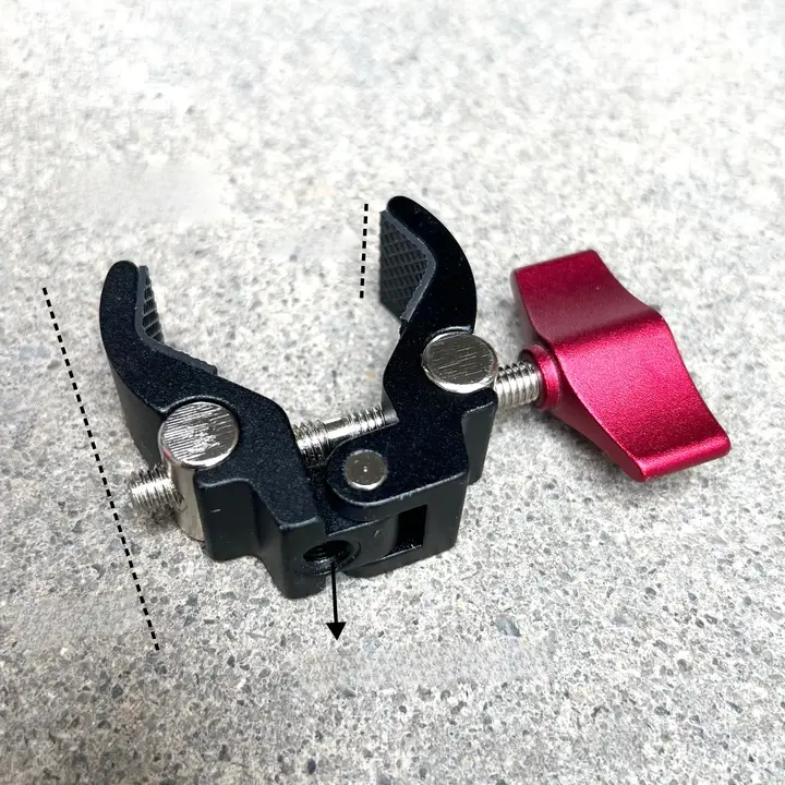 金属製カニクリップ【汎用スタンド・球体ジョイント対応】