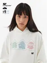 CryingCenter x Condition_Lab 三色ハウスフード付きスウェットシャツ【公益コラボ】