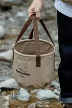 便利な折りたたみバケツ【アウトドア・洗面器・洗脚・釣り用】（セットアップ対応）