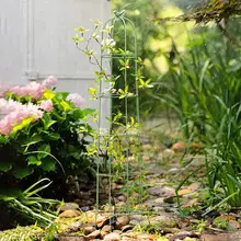 アイアン製バラと月季の花柱【屋外用・庭園・植物攀爬支架】