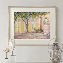 インテリア絵画 印象派 庭 風景画 フレンチ風 ヴィンテージ風 アメリカン風 北欧風 リビング ダイニング 玄関 寝室 ウォールアート