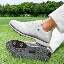 防水の低トップ メンズゴルフシューズ【滑り止め・取り外し可能な鋲・スポーツ用】