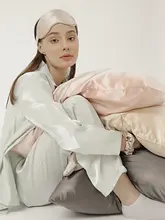 白鹅绒使用！シルク製枕カバー【上質な美顔枕用・単品】