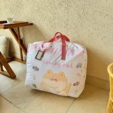 かわいい幼稚園用防水収納袋【厚手・オックスフォード布・衣類収納に最適】
