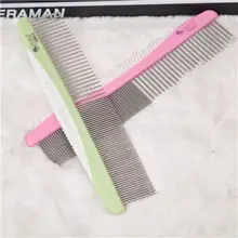 ペット用スリッカーブラシ【ステンレス製・絡まり防止・抜け毛取り・猫・犬用】