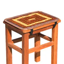 夏用竹製椅子クッション【通気性抜群・オフィス用・マージャン用】