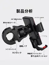 車載スマートフォンホルダー【防振・重型対応・解放J6PJ7JH6J6L用】
