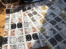 全棉製 カートゥーンデザイン ハンドタオル【吸水性・家用・ロングタイプ 33×90cm】