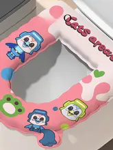 便座カバー 防水 厚手 カートゥーン柄 トイレ 家庭用 オールシーズン 「JOJO'S L. PD.thick.」