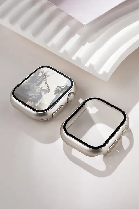 Apple Watch ケース 保護フィルム 耐衝撃 傷防止 強化ガラス Series Ultra 対応