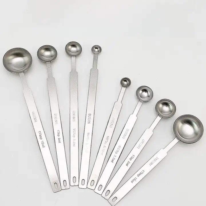 304ステンレス製 一体型 コーヒー計量スプーン【長柄・調味料に最適】