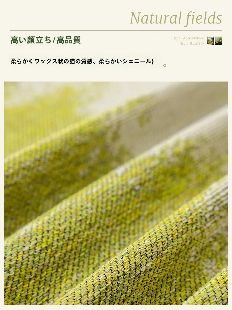 もこもこソファーカバー：キャメルソファに合うナチュラルな植物花卉パターンの選定ガイド