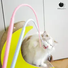 猫の遊び心を刺激！シリコン製マウス尾トイ