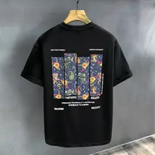 民族風レトロ織りTシャツ【メンズ・快適・短袖・カジュアル】