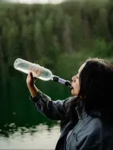アウトドア用ポータブル浄水器【個人用・キャンプ・非常用フィルター】