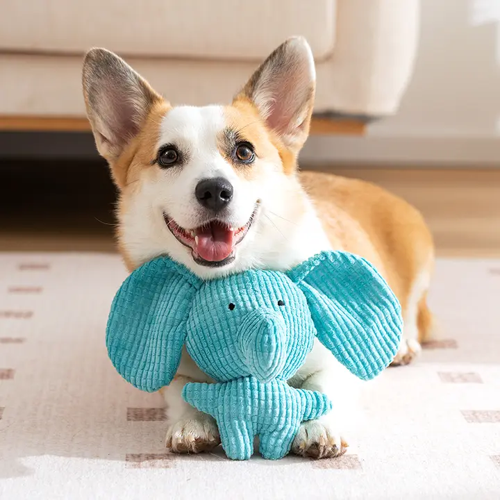 愛らしい犬用おもちゃ【耐噛性・歯磨き用・音声発生】
