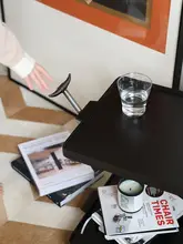 移動式カート 家庭用 ソファ収納 小さなサイドテーブル 餐カート ブラック