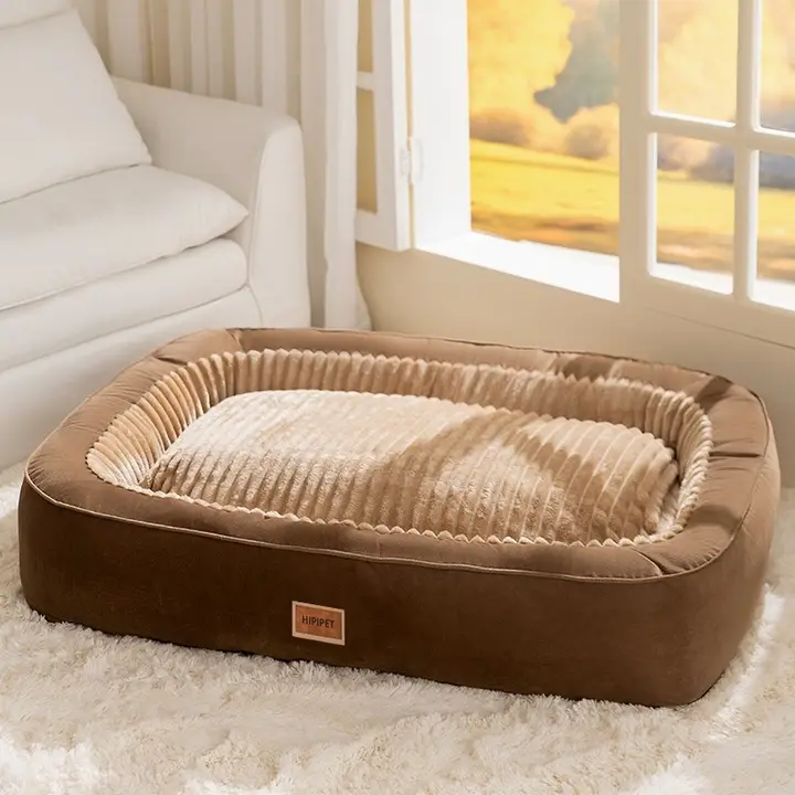 hipidog 極上の柔らかさゴールデンレトリバー用ペットベッド【冬用・大きめ・ソファタイプ】
