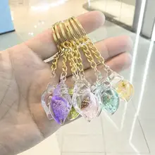 夜光DIY貝殻ペンダントカップル用キーホルダー【ギフトボックス付き】