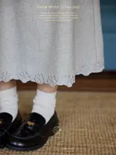 美しい刺繍デザインのノースリーブベストとスカート【フランス風・ツイード風・セットアップ対応】
