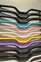 小布折りたたみ自転車用改造パーツ カーボンファイバー製Mハンドル