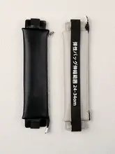 大容量PUレザー製ペンケース【防失・伸縮バンド付き・携帯用・ジッパー式】