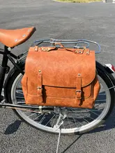 レトロ自転車用サドルバッグ【通勤用・オイルワックスレザー・英倫風デザイン】