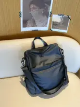 通勤や旅行に最適！シンプルデザインのソフトレザーリュック【男女兼用・サイドショルダーバッグとしても使用可】