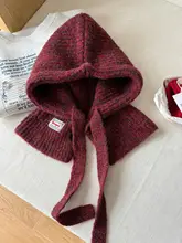 極上の柔らかさのニット帽【冬用・耳あて付き・バラクラバスタイル】