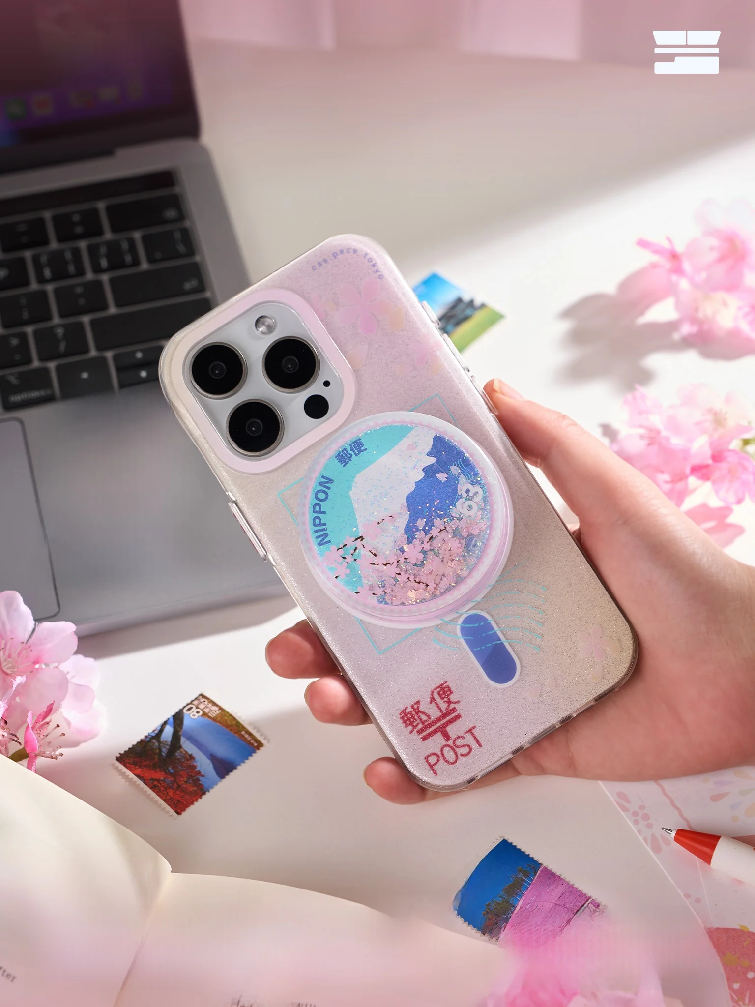 壳空间磁吸式スマホスタンド：無接着剤設計で安定性と軽量性を実現