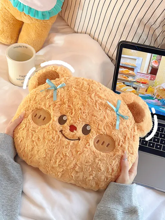 可愛いクマ型充電式湯たんぽ【冬用・防爆機能付き・暖かさ保持】