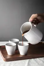 コーヒーサーバーセット 陶器 手作り コーヒーカップ ハンドドリップポット シンプル 家庭用 ホームカフェ
