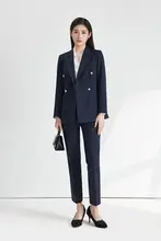 LINGMOON フィット感のある女性用スーツジャケット【ビジネス面接対応・高級感・フォーマル】