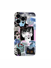 スマホケース iPhone Android 対応 パズル柄 アート 個性的 ソフトケース