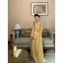 3点セット レディース トップス フリルワイドパンツ コットンリネン カーディガン 手染め ヴィンテージ加工 春夏「WalkinDark」