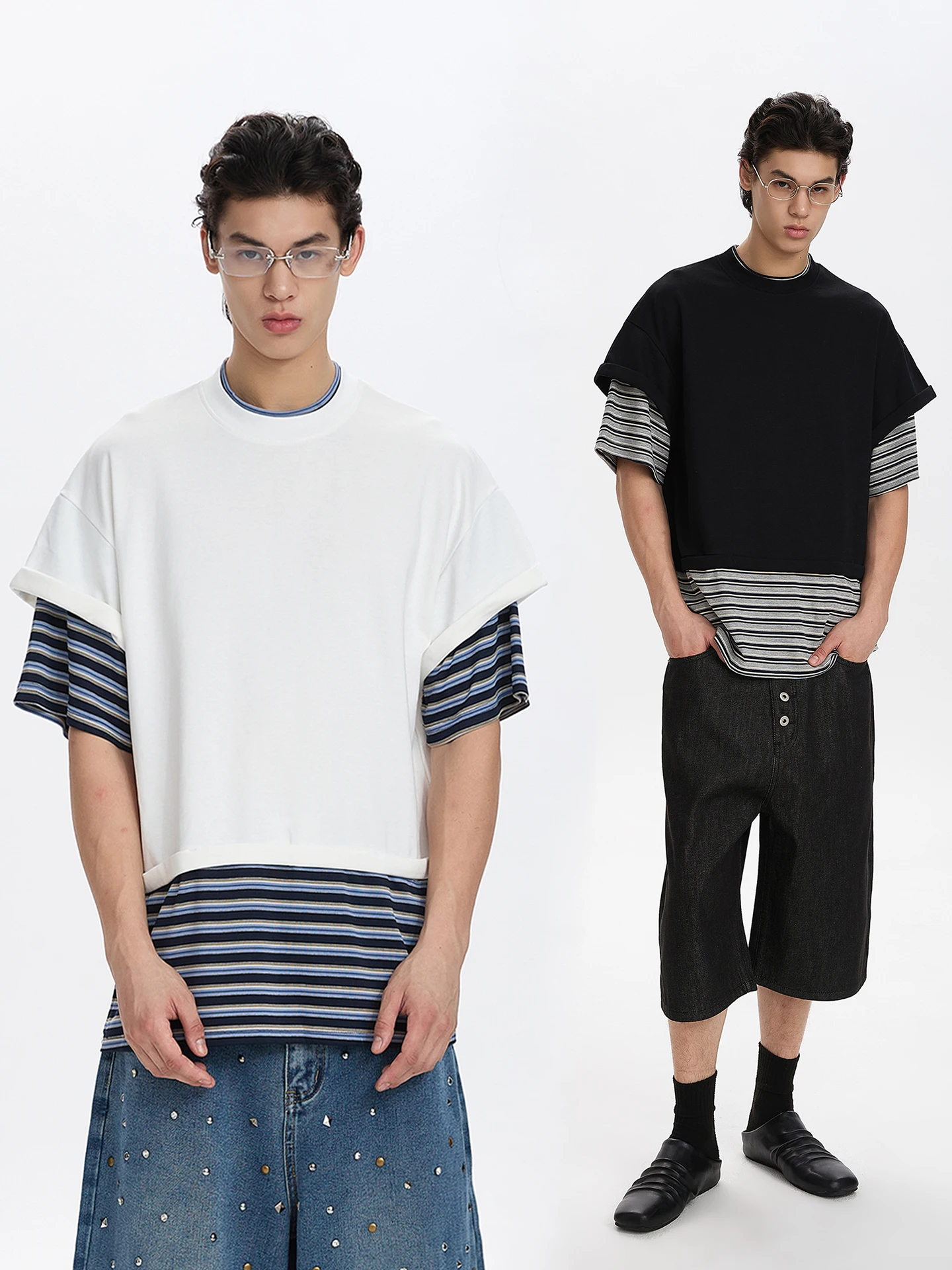 トーンアップするtシャツ重ね着コーデ メンズは、どうやって着こなすの？