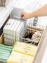 バスルーム用 ステンレス製洗い物棚【穴あけ不要・収納バスケット】