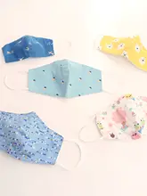 オーガニックコットン製マスク【フィルター交換可能・手作り・布素材】