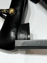レディース マリージェーンシューズ【ソフトレザー・秋用・ヒール付き・クラシックデザイン】