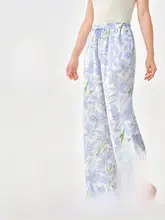 通気性抜群のエアプリーツガーゼルームパンツ【コットン100%・春夏用】