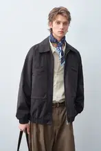 工装デザインの復古風ジャケット【大口ポケット・春秋用・メンズ】
