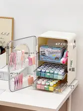 デスク用ビーズ収納ボックス【引き出し式・防塵デザイン・便利な整理整頓】