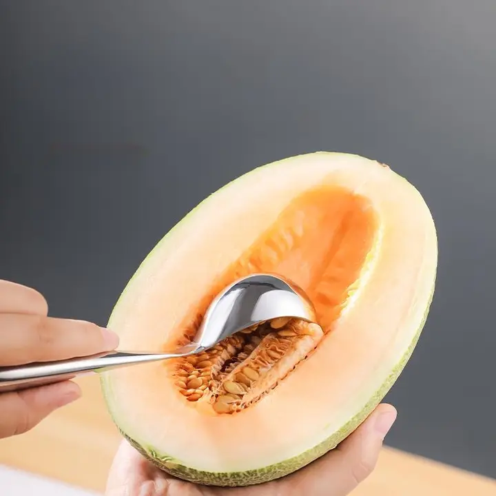 フルーツ掘り専用スプーン【メロン・スイカ用・果肉取り器・種取り】
