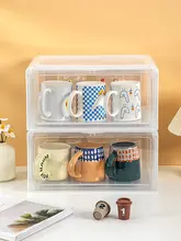 アクリル製カップラック【防塵・コーヒーおよびティーカップ収納用】