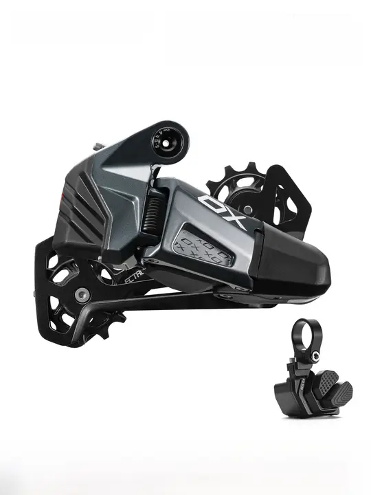 無線電子変速機付きマウンテンバイク用変速器【後部ディレイラー・フリーボディ付き】