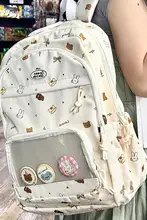 リュック レディース 痛バッグ ぬいぐるみ収納 大容量 かわいい 通勤