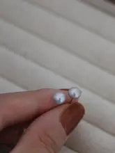 925銀製パールピアス【浅灰色・ナチュラル・耳穴用】