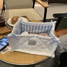 星形デザインのハンドメイド収納ボックス【デスク用・化粧品や小物整理】